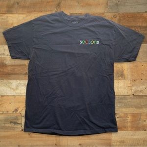 Seasons Tee Black Large